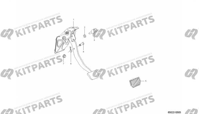 Педаль тормоза (CVT) Lifan Solano 2