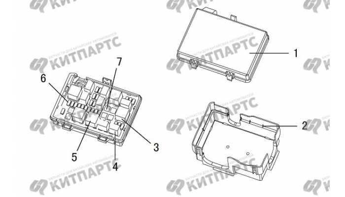 Блок предохранителей под капотом Great Wall DW Hower H3