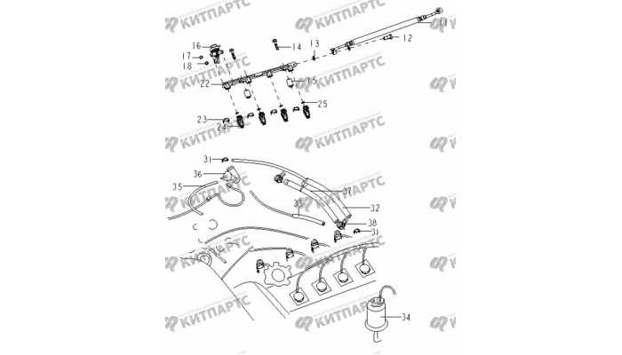 Форсунки топливные Geely